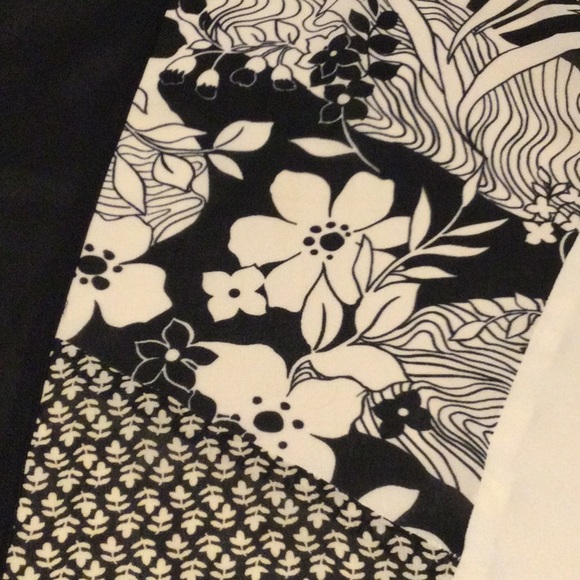 Oscar de la Renta 8P black and cream skirt. - Picture 5 of 5